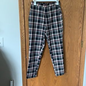 Grey Bandit Hard to Forget Plaid Pants